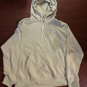 light green medium nike hoodie